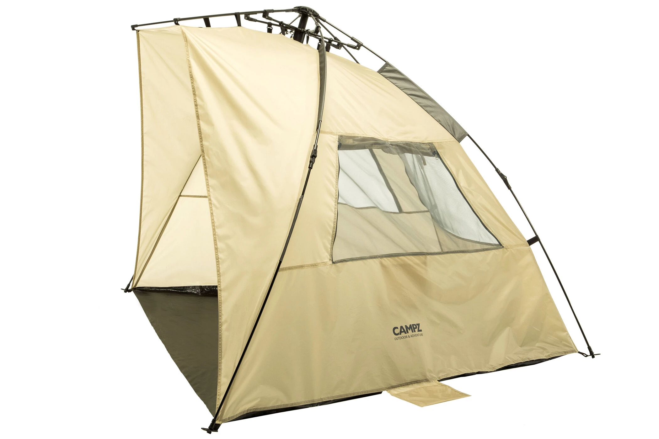 CAMPZ OT UV 50+ Solskærm Trapezium, Beige/grå 3 CAMPZ OT UV 50+ Solskærm Trapezium, Beige/grå