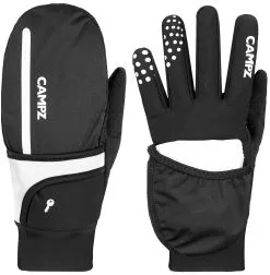 CAMPZ Runner Handsker, Sort/hvid