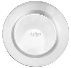 CAMPZ Stainless Steel Plate Flat 24cm, S&oslash;lv