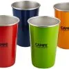 CAMPZ Kopsæt Rustfrit Stål 4-delt, Farverig 2 CAMPZ Kopsæt Rustfrit Stål 4-delt, Farverig -Campingtøj Butik campz stapelbecher set edelstahl 4 stueck bunt 7