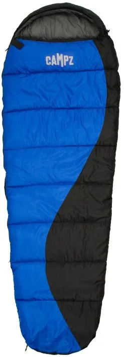CAMPZ Trekker 300 Sleeping Bag Comfort, R&oslash;d/sort