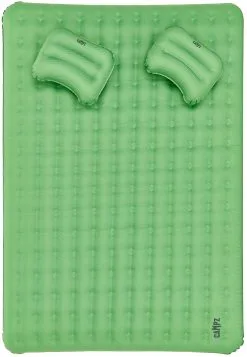 CAMPZ Inflatable Mat Set 16.0 X-Deluxe Long Duo, Gr&oslash;n