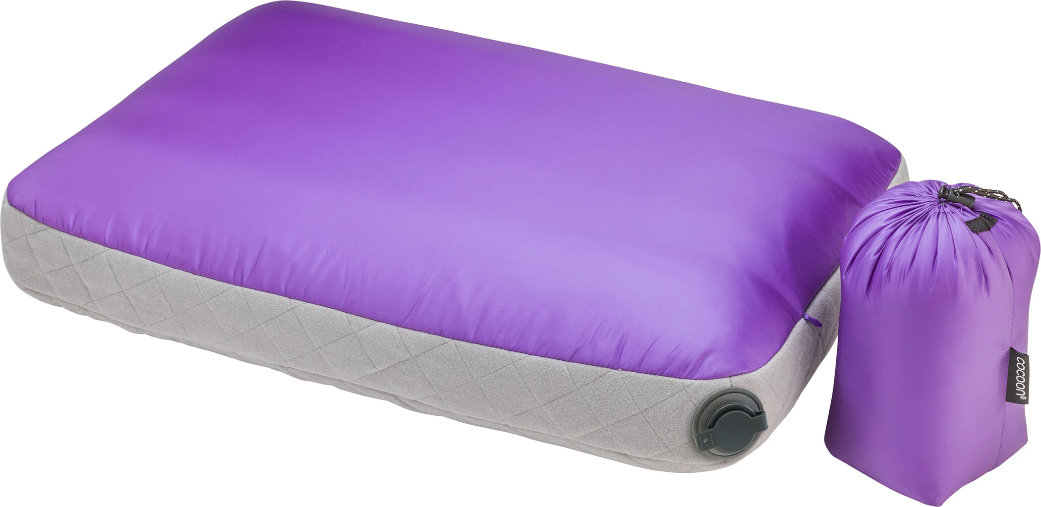 Cocoon Air-Core Pillow Ultralight 40x55cm, Violet/grå 3 Cocoon Air-Core Pillow Ultralight 40x55cm, Violet/grå