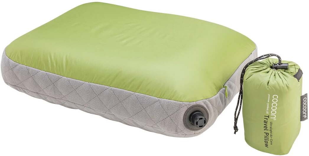 Cocoon Air-Core Pude Ultralet 35x45cm, Grøn/grå 3 Cocoon Air-Core Pude Ultralet 35x45cm, Grøn/grå