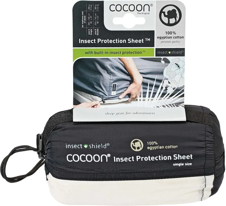 Cocoon Insect Protection Sheet Dobbelt, Hvid 3 Cocoon Insect Protection Sheet Dobbelt, Hvid