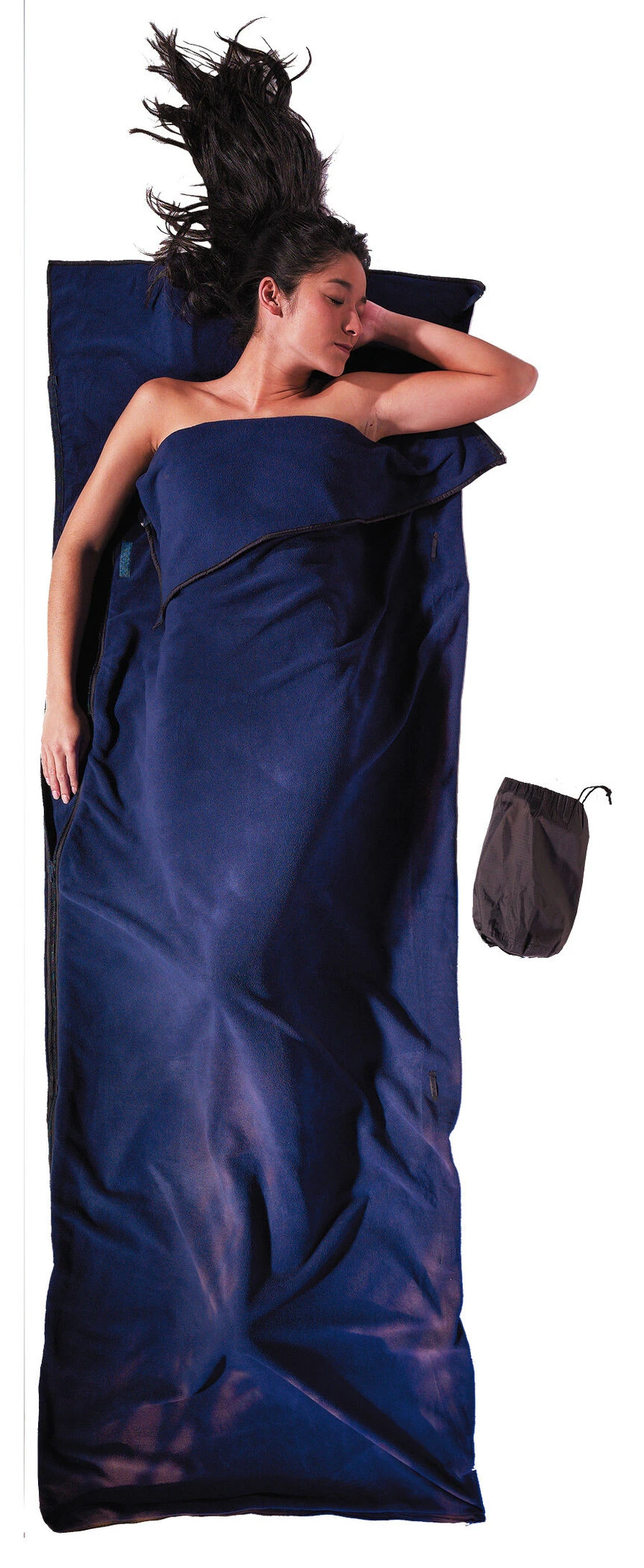 Cocoon Tæppe/sovepose Microfleece, Blå 3 Cocoon Tæppe/sovepose Microfleece, Blå