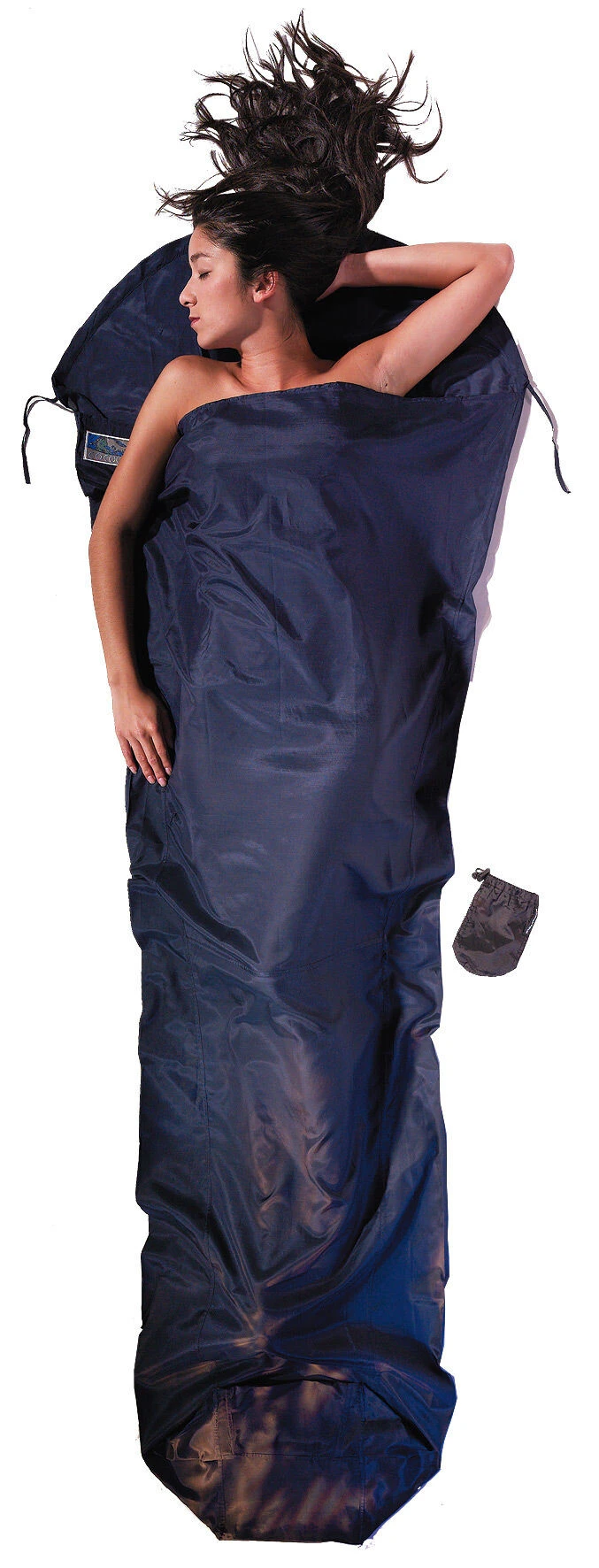 Cocoon MummyLiner Silke Bomuld, Blå 3 Cocoon MummyLiner Silke Bomuld, Blå