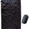 Cocoon Outdoor-t&aelig;ppe/sovepose, Sort/bl&aring; -Campingtøj Butik cocoon outdoor blanket sleeping bag black slate blue 1