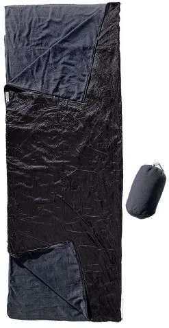 Cocoon Outdoor-t&aelig;ppe/sovepose, Sort/bl&aring;
