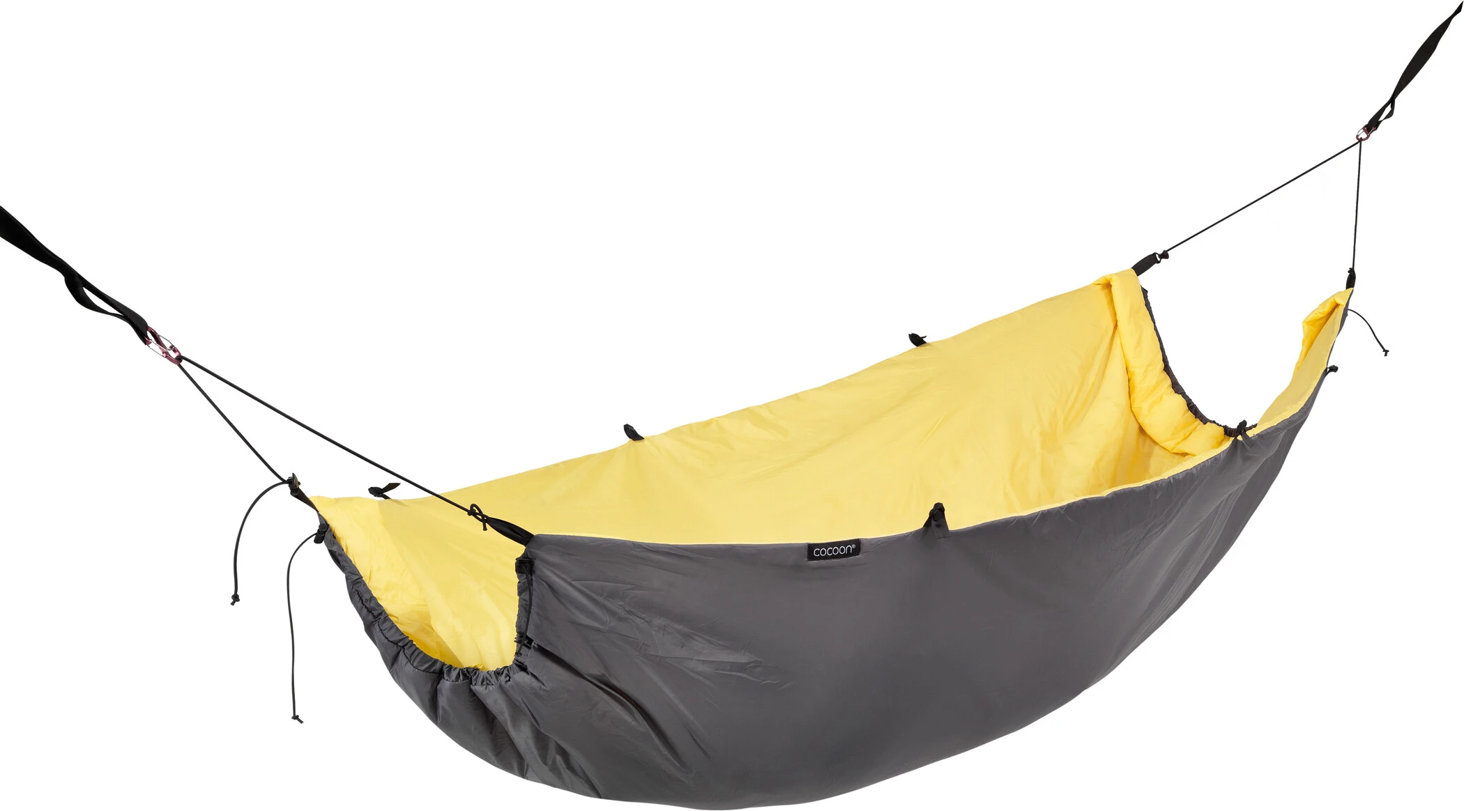 Cocoon Hængekøje Underquilt 205x122/88 Cm, Gul/grå 3 Cocoon Hængekøje Underquilt 205x122/88 Cm, Gul/grå
