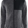Craft ADV Explr Heavy Fleecejakke Herrer, Bl&aring; -Campingtøj Butik craft adv explr heavy fleece jacket men black melange 6