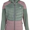 Dare 2b Culmination Wool Hybrid Jacket Women, Pink/gr&oslash;n -Campingtøj Butik dare 2b culmination wool hybrid jacket women dusky rose orion grey 1