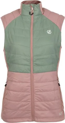 Dare 2b Culmination Wool Vest Women, Pink/gr&oslash;n