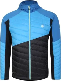 Dare 2b Gendarme Wool Hybrid Jacket Men, Gr&aring;/petroleumsgr&oslash;n