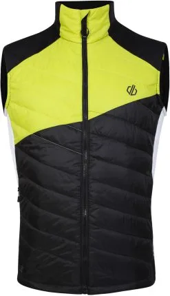 Dare 2b Gendarme Wool Vest Men, Sort/gr&aring;