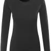 Devold Breeze LS Skjorte Damer, Sort -Campingtøj Butik devold breeze shirt women black 4 2