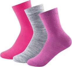 Devold Daily Light Str&oslash;mper Wezen B&oslash;rn, Pink