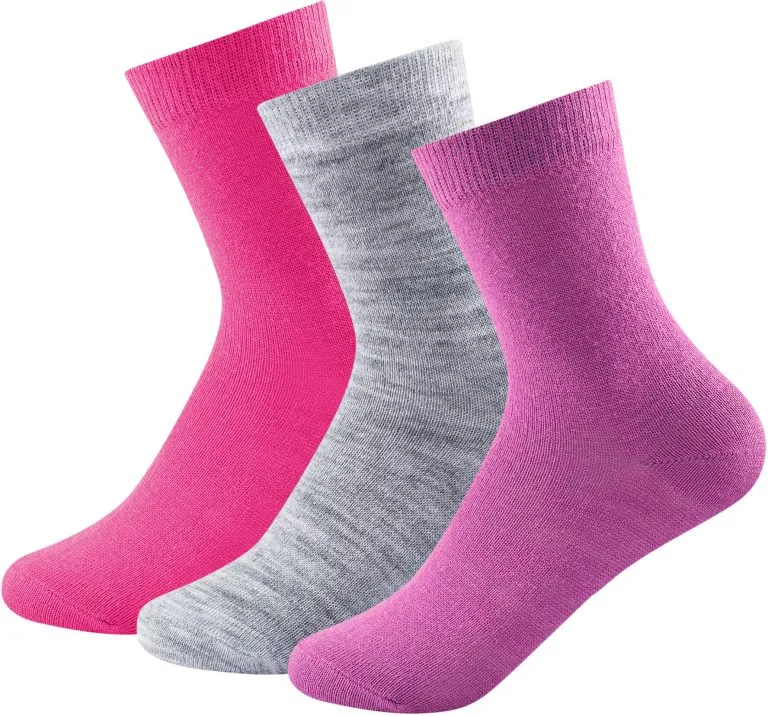 Devold Daily Light Strømper Wezen Børn, Pink 3 Devold Daily Light Strømper Wezen Børn, Pink