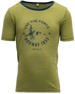 Devold Force T-shirt B&oslash;rn, Bl&aring;