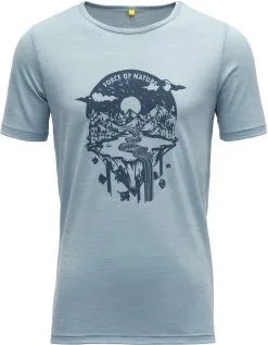 Devold Trollvass T-shirt Unge, Gr&oslash;n