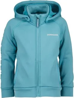 DIDRIKSONS Corin 7 Jakke Med Fuld Lynl&aring;s B&oslash;rn, Bl&aring;