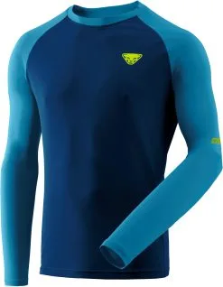 Dynafit Alpine Pro Lang&aelig;rmet T-shirt Herrer, Hvid/sort