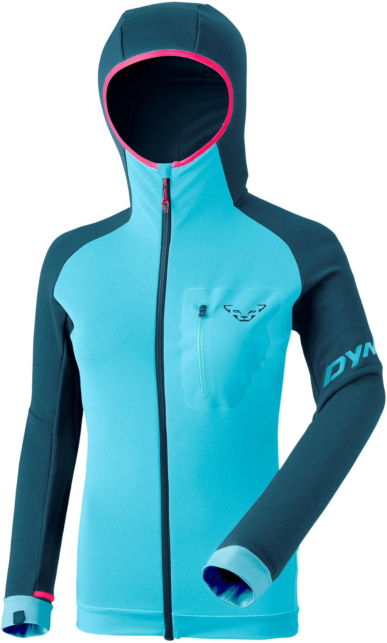 Dynafit Radical Polartec Jakke Damer, Rød/petroleumsgrøn 3 Dynafit Radical Polartec Jakke Damer, Rød/petroleumsgrøn