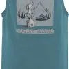 E9 1Caffe Tank Top Men, Petroleumsgr&oslash;n -Campingtøj Butik e9 1caffe tank top men green lake 2