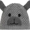 Eisbär Eisb&auml;r Grizzly Hat B&oslash;rn, Hvid/gr&aring; -Campingtøj Butik eisbaer grizzly hat kids grey mottled anthracite 1