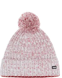 Eisbär Eisb&auml;r Naja Pompom-hat Damer, R&oslash;d/hvid