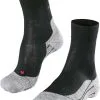Falke RU4 Wool Str&oslash;mper Damer, Sort/gr&aring; -Campingtøj Butik falke ru4 wool socks women black mix 5