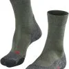 Falke TK2 Melange Vandresokker Herrer, Gr&aring; -Campingtøj Butik falke tk2 melange trekking socks men ivy green 2