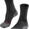 Falke TK2 Sensitive Vandresokker Damer, Gr&aring; -Campingtøj Butik falke tk2 sensitive trekking socks women black mix 1 1