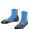 Falke TK2 Korte Strømper Børn, Rød/grå 2 Falke TK2 Korte Strømper Børn, Rød/grå -Campingtøj Butik falke tk2 short socks kids blue note 5 2