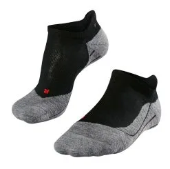 Falke TK5 Str&oslash;mper Damer, Sort/gr&aring;