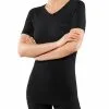 Falke Wool Tech Light SS-skjorte Damer, Sort 2 Falke Wool Tech Light SS-skjorte Damer, Sort -Campingtøj Butik falke wool tech light ss shirt women black 2