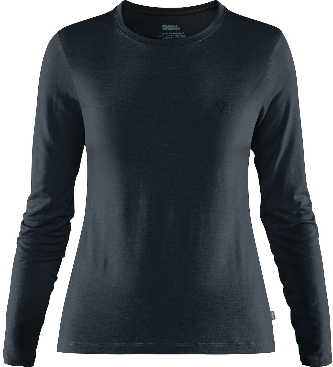 FJÄLLRÄVEN Fjällräven Abisko LS Uldtop Damer, Blå 3 FJÄLLRÄVEN Fjällräven Abisko LS Uldtop Damer, Blå