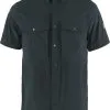 FJÄLLRÄVEN Fjällräven Abisko Trekking SS-skjorte Herrer, Blå 2 FJÄLLRÄVEN Fjällräven Abisko Trekking SS-skjorte Herrer, Blå -Campingtøj Butik fjaellraeven abisko trekking ss shirt men dark navy 8