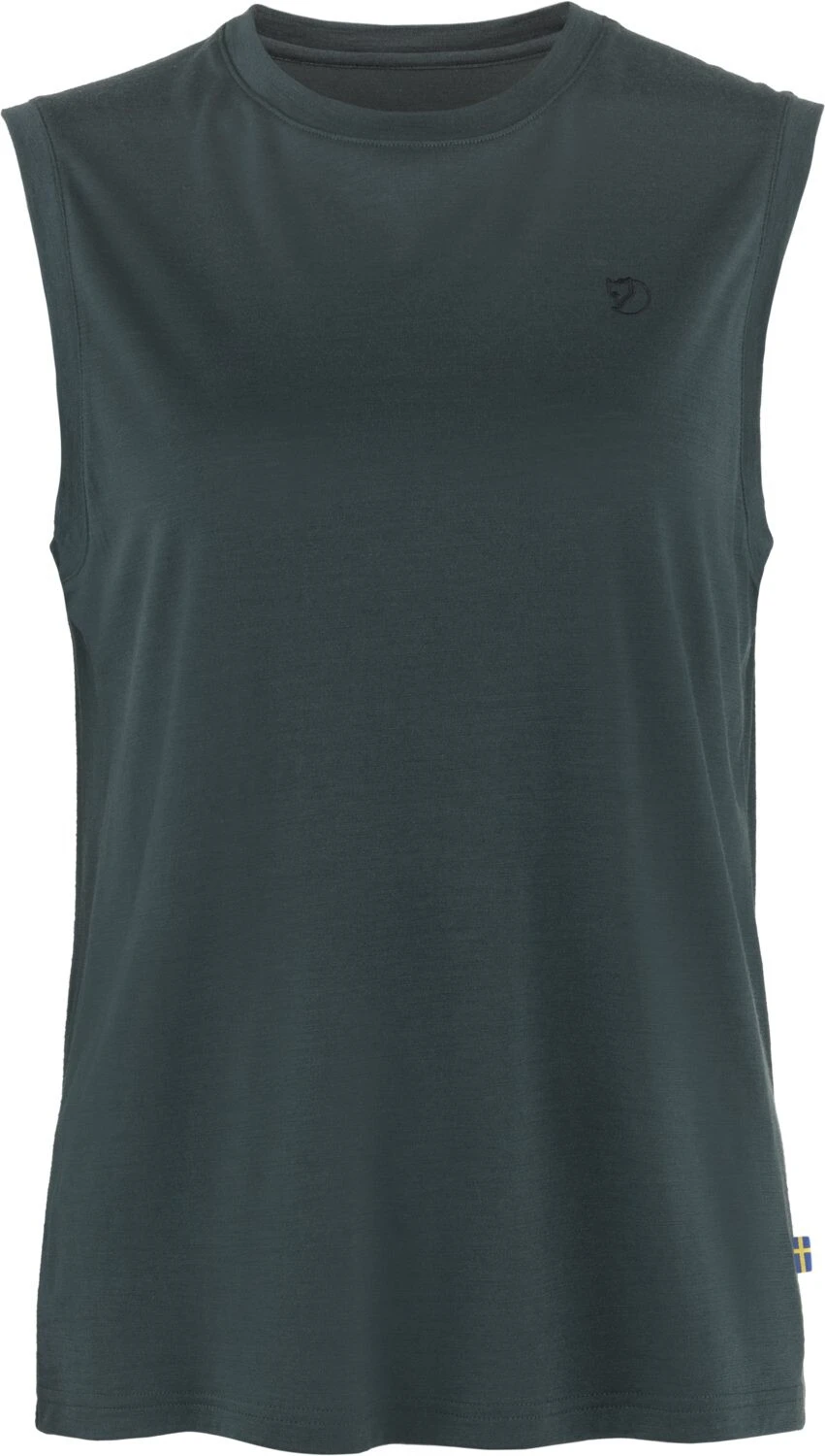 FJÄLLRÄVEN Fjällräven Abisko Wool Tank Top Damer, Grøn 3 FJÄLLRÄVEN Fjällräven Abisko Wool Tank Top Damer, Grøn