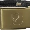 FJÄLLRÄVEN Fjällräven Canvas Brass Bælte Børn, Grå 2 FJÄLLRÄVEN Fjällräven Canvas Brass Bælte Børn, Grå -Campingtøj Butik fjaellraeven canvas brass belt kids dark grey 1