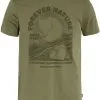 FJÄLLRÄVEN Fj&auml;llr&auml;ven Equipment T-Shirt Men, Bl&aring; -Campingtøj Butik fjaellraeven equipment t shirt men green 2