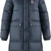 FJÄLLRÄVEN Fj&auml;llr&auml;ven Expedition Pack Lang Dunparka Damer, Gr&aring; -Campingtøj Butik fjaellraeven expedition pack long down parka women navy 2