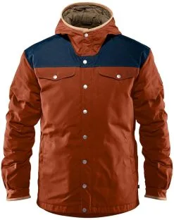FJÄLLRÄVEN Fj&auml;llr&auml;ven Greenland No. 1 Dunjakke Herrer, Orange/bl&aring;