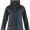 FJÄLLRÄVEN Fj&auml;llr&auml;ven High Coast Hydratisk Jakke Damer, Gr&oslash;n -Campingtøj Butik fjaellraeven high coast hydratic jacket women navy 2