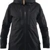 FJÄLLRÄVEN Fj&auml;llr&auml;ven Keb Plus-Shell Jakke Damer, Sort -Campingtøj Butik fjaellraeven keb eco shell jacket women svart 10