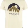 FJÄLLRÄVEN Fj&auml;llr&auml;ven Nature Tr&oslash;je Herrer, Gr&aring; -Campingtøj Butik fjaellraeven nature shirt men chalk white 2 2
