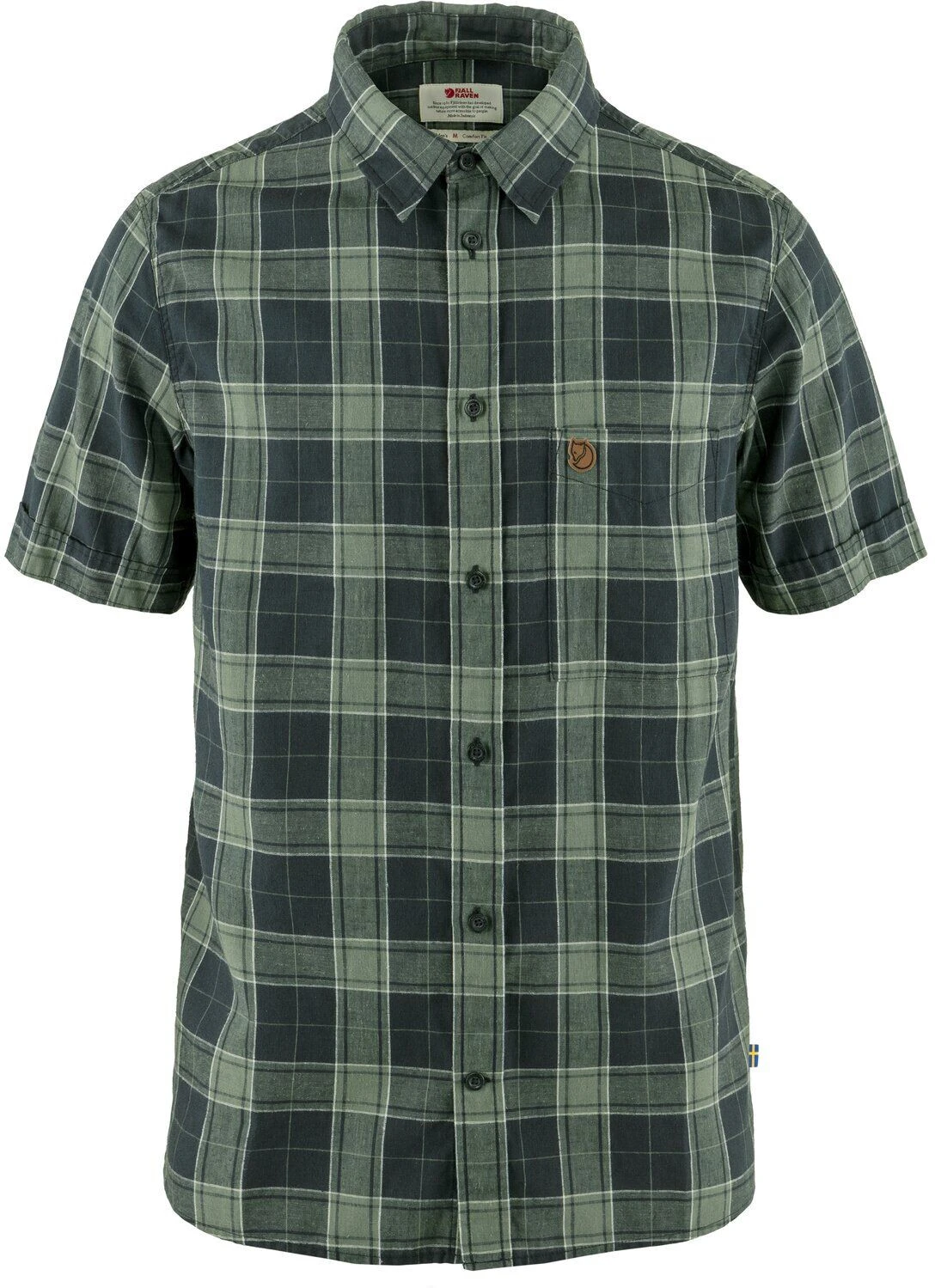 FJÄLLRÄVEN Fjällräven Övik Travel SS Shirt Men, Grøn 3 FJÄLLRÄVEN Fjällräven Övik Travel SS Shirt Men, Grøn