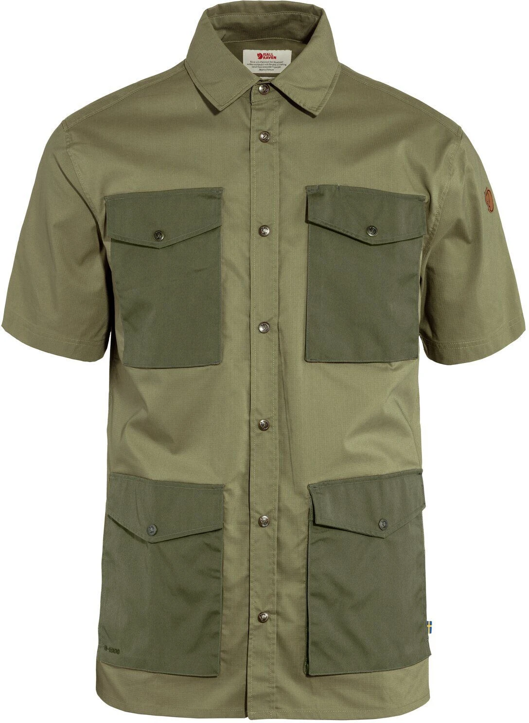 FJÄLLRÄVEN Fjällräven Räven SS Shirt Men, Grøn 3 FJÄLLRÄVEN Fjällräven Räven SS Shirt Men, Grøn