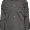FJÄLLRÄVEN Fj&auml;llr&auml;ven Singi Trekking Cykeltr&oslash;je Herrer, Gr&aring; -Campingtøj Butik fjaellraeven sarek trekking shirt men dark grey 6