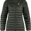 FJÄLLRÄVEN Fjällräven Snow Flake Parka Damer, Oliven 1 FJÄLLRÄVEN Fjällräven Snow Flake Parka Damer, Oliven -Campingtøj Butik fjaellraeven snow flake parka women deep forest 2